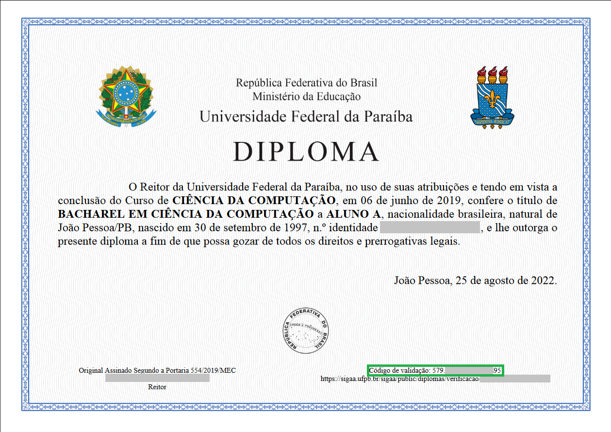 comprar diploma de curso superior reconhecido pelo mec